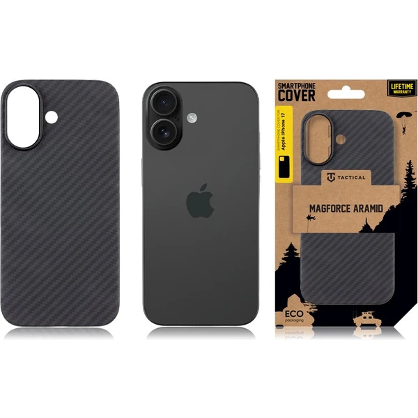 Tactical MagForce Aramid kryt Apple iPhone 17 čierny - Puzdra - Obrázok 309c50dad81a4196937f1245e708b406