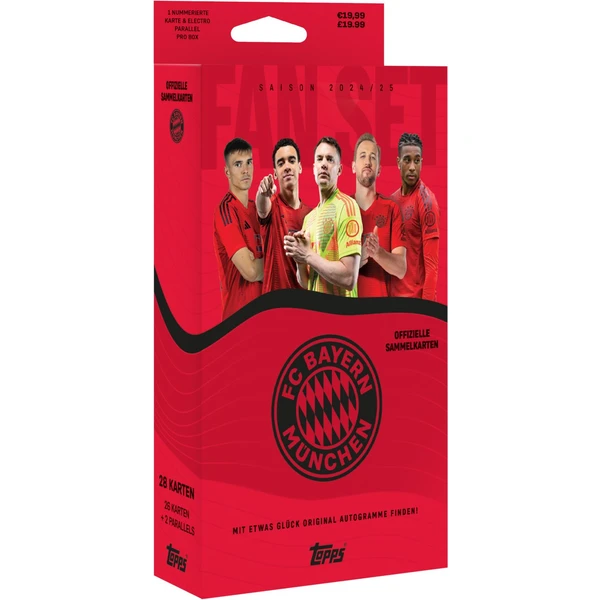 Futbalové karty Topps 24/25 Fan Set FC Bayern München (Exclusive) - Futbalové karty - Hlavný obrázok