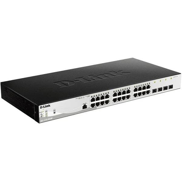 D-Link 24-portový PoE + 4-portový 1 Gbps SFP Metro Ethernet prepínač - Switche - Obrázok 30LL000K01