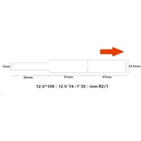 Niimbot štítky na káble RXL 12,5x109mm 65ks pre D11 a D110 biele - Pásky pre štítkovače