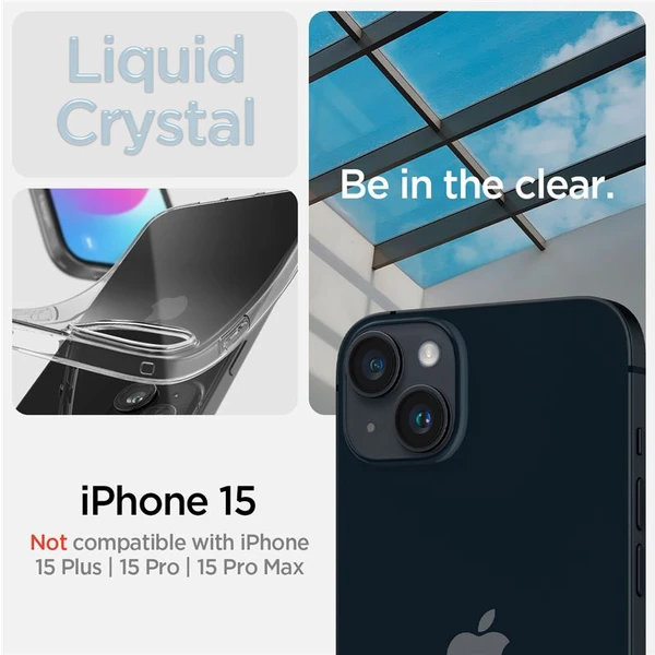 Spigen Crystal Flex kryt iPhone 15 číry - Puzdra - Obrázok 30T8000601