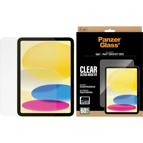 PanzerGlass® Sklo s inštalačným rámčekom Apple iPad 11" (2025)/10.9" (2022)  - Ochranné fólie a sklo - Obrázok 30XL000K01