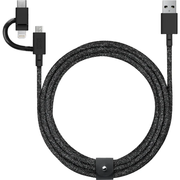 Native Union Belt Cable Universal USB-A/USB-C/Micro USB/Lightning kábel 2m cosmos - Káble a redukcie - Hlavný obrázok