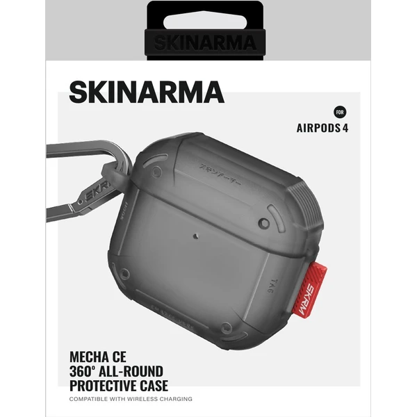 SKINARMA Mecha CE puzdro pre AirPods 4 dymové - Puzdra - Obrázok 30b884d729564fa88003cbf710963578