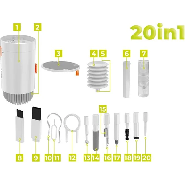 Mobile Origin Multifunctional Cleaning Kit čistiaca sada 20v1 - Čistiace súpravy - Obrázok 30dea3d90254411ba465d8c89233c863