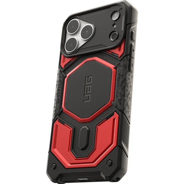 UAG Monarch Pro MagSafe kryt iPhone 18 Pro Max/17 Pro Max čierny/červený - Puzdra - Obrázok 30dff26333964a24b91224e0c19dc807