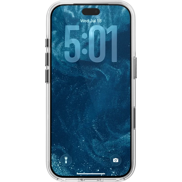 Nomad Clear Leather (Horween) MagSafe kryt iPhone 17 Pro/18 Pro Black - Puzdra - Obrázok 30f8c6db48f74d49b41baaf4f887f9b8