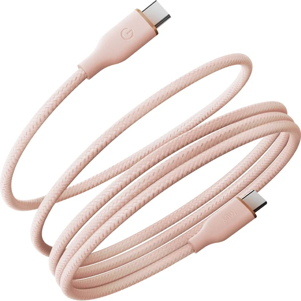 ENERGEA Helix 60W USB-C magnetický kábel (480Mbps), 1,5 m, ružový - Káble a redukcie - Hlavný obrázok