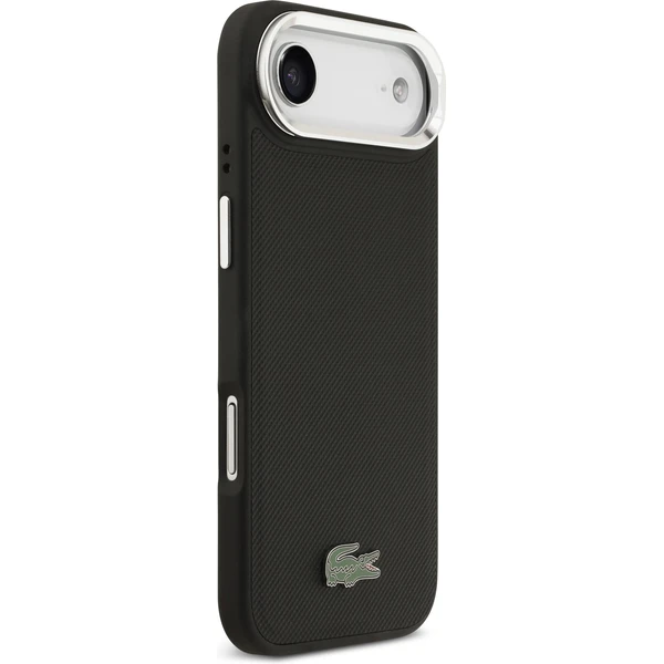 Lacoste Iconic Petit Pique Camera Stand MagSafe kryt iPhone Air čierny - Puzdra - Obrázok 3125097ecb9e46af9d6b5786aac0a385