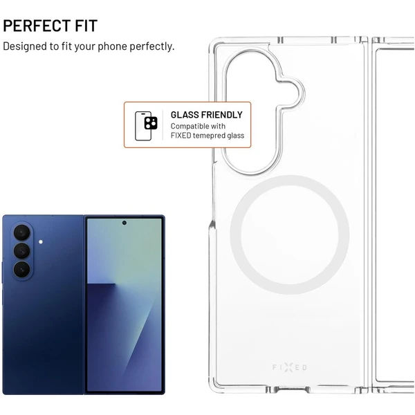 FIXED MagPure kryt s Magsafe pre Samsung Galaxy Z Fold7 5G, číry - Puzdra - Obrázok 31300025e20943ab9cd87614dfe9769f