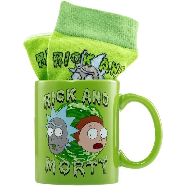 Darčekový set pánsky Rick & Morty (hrnček a ponožky) - Darčekové sady - Hlavný obrázok