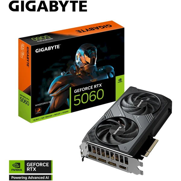 GIGABYTE NVIDIA GeForce RTX 5060 WINDFORCE 8G - Grafické karty - Obrázok 314F000O01