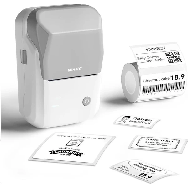 Niimbot tlačiareň štítkov B1 Smart šedá + rolka štítkov 210ks - Štítkovače - Obrázok 316ac3f451bc49cd8d101da49ed09827