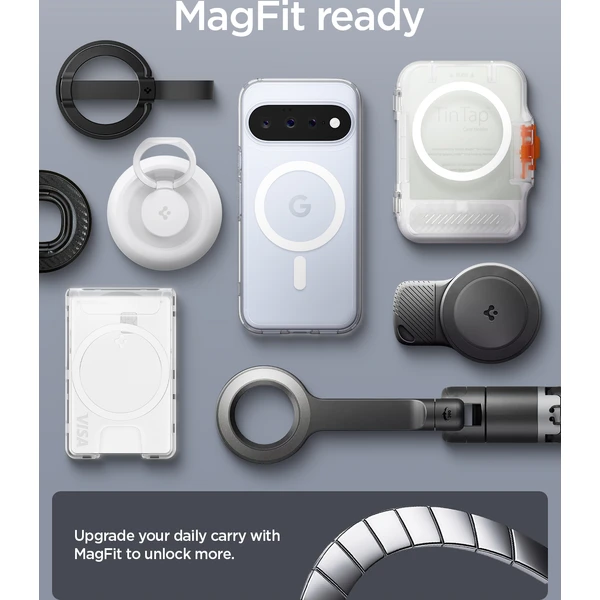 Spigen Ultra Hybrid MagSafe, číro-biela - Google Pixel 11 - Puzdra - Obrázok 316c9b4381104a3194d99fd1d98b4f4e