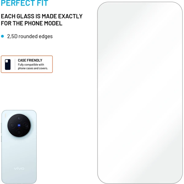 FIXED 2,5D tvrdené sklo Vivo X300, 2 ks priehľadné - Ochranné fólie a sklo - Obrázok 31780f9e18404f1f80dbcbc0f788ef43