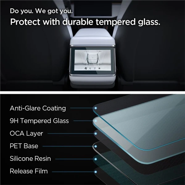 Spigen Glass.tR Slim tvrdené sklo Tesla Model X (2022)/S (2021) 8" číre - Ochranné fólie a sklo - Obrázok 31911336278042e1b9a7611786b7a61d