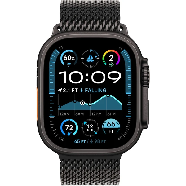 Apple Watch 49/46/45/44mm milánsky ťah z čierneho titánu L - Remienky - Obrázok 3197320b51264fcba7844f76bf79f770