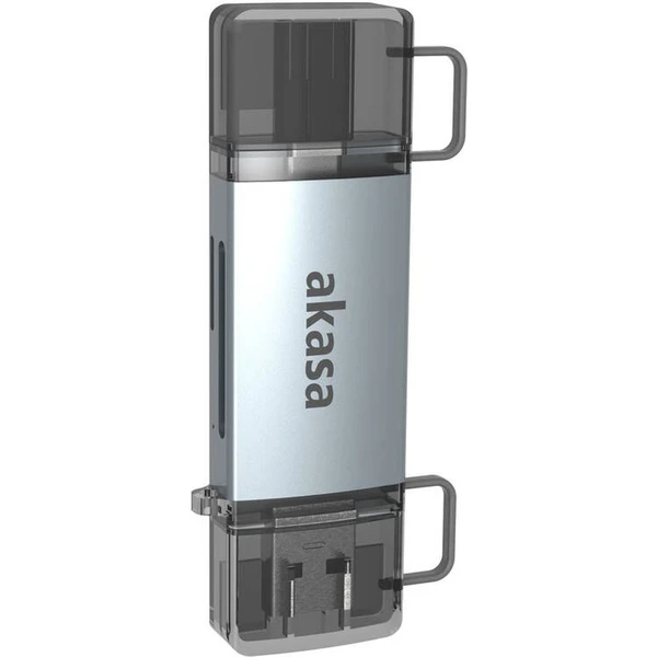 AKASA 2-In-1 USB 3.2 OTG Dual čítačka kariet - Čítačky čipových kariet - Obrázok 31JO000K01