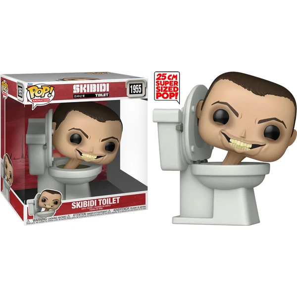 Funko POP! Jumbo #1955 Animation: Skibidi Toilet - Skibidi Toilet 25 cm - Funko POP! - Hlavný obrázok