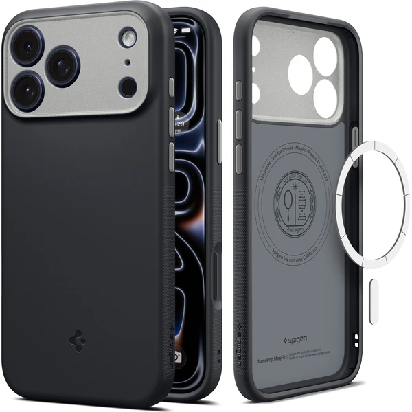 Spigen Nano Pop MagSafe kryt iPhone 18 Pro/17 Pro black sesame - Puzdra - Obrázok 31cf58fcb18041c4a7559c87c121b85b