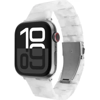 FIXED živicový remienok Apple Watch 38/40/41mm biely - Remienky