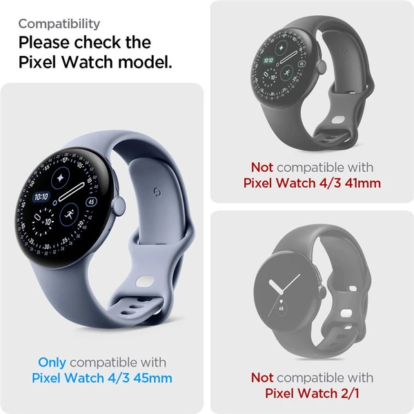 Spigen Eliteshield EZ Fit 2 Pack ochranná fólia Google Pixel Watch 4 (45mm) - Ochranné fólie a sklo - Obrázok 31ec68a025e446a98616a4439786bd54