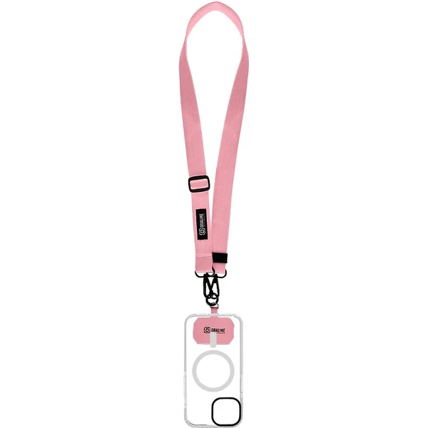 OBAL:ME NeckTag Ribbon popruh na telefón ružový - Popruhy a crossbody - Obrázok 31f9d5f0a286499c89d65e2df5cd594b