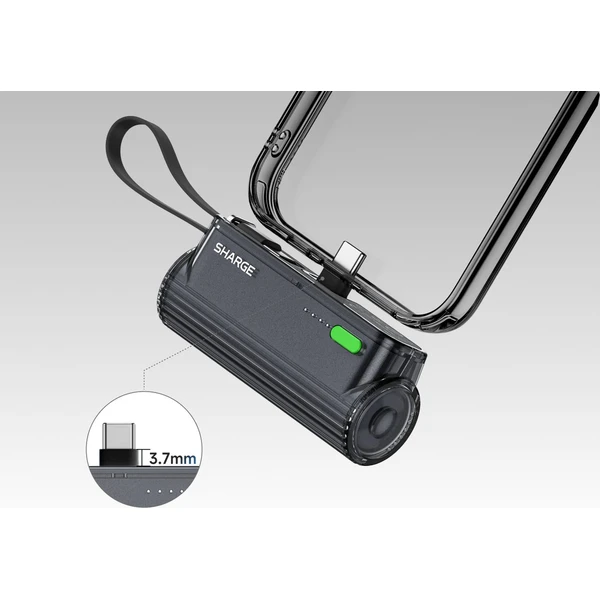 SHARGE Flow Mini 2 USB-C powerbanka (22.5 W) čierna - Powerbanky - Obrázok 320e3942810a40f7bfe789158f96cb4d