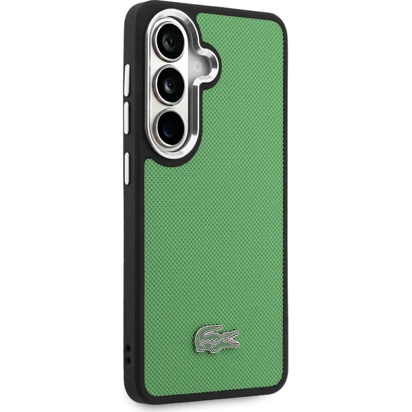 Lacoste Petit Pique Metal Logo Magnetický kryt Samsung Galaxy S26 zelený - Puzdra - Obrázok 3216ca859ec84b25a3882328c7c6c11f