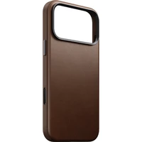 Nomad Traditional Leather MagSafe kožený kryt iPhone 18 Pro Max Brown - Puzdra