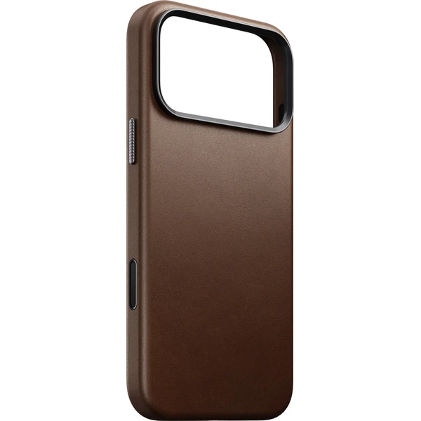 Nomad Traditional Leather MagSafe kožený kryt iPhone 18 Pro Max Brown - Puzdra - Hlavný obrázok