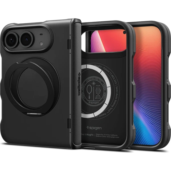 Spigen Slim Armor Pro S MagSafe kryt iPhone 18 Fold čierny - Puzdra - Hlavný obrázok