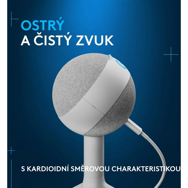 Logitech G Yeti Orb mikrofón biely - Mikrofóny - Obrázok 3234000P01