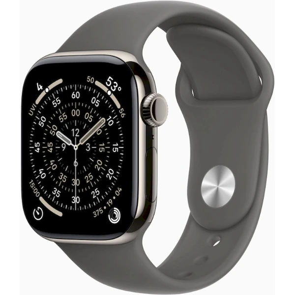 Apple Watch Series 11 Cellular (42mm) titán (Kategória A) - Inteligentné hodinky - Hlavný obrázok