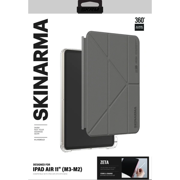 SKINARMA Zeta púzdro pre iPad Air 11" (2024-2026) Grey - Puzdra - Obrázok 3285ced052f246e1a669d9185ee2b884