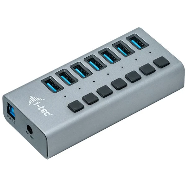 i-tec USB 3.0 Charging HUB 7 Port + Power Adapter 36 W - USB huby - Hlavný obrázok