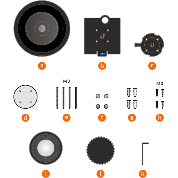 Ubiquiti UniFi AI 360 čierna - IP kamery - Obrázok 32D9000K01