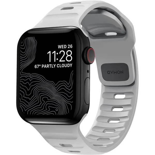 Nomad Sport Strap M/L remienok pre Apple Watch Ultra 49/45/44/42 mm Lunar Gray - Remienky - Hlavný obrázok