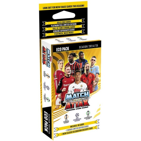 Futbalové karty Topps Match Attax TCG 2024/25 UCC Eco Pack