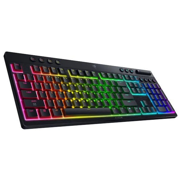 Razer BlackWidow V4 Low-profile HyperSpeed ??Green Switch herná klávesnica (US) čierna - Klávesnice - Obrázok 32NI000K01