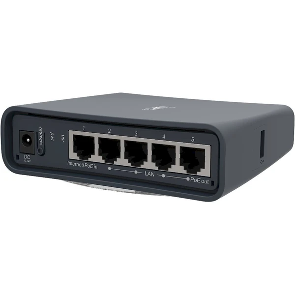MikroTik BOARD RB952Ui-5ac2nD-TC hAP ac lite Wi-Fi 6 router čierny - Wi-Fi routery - Obrázok 32OC000N01