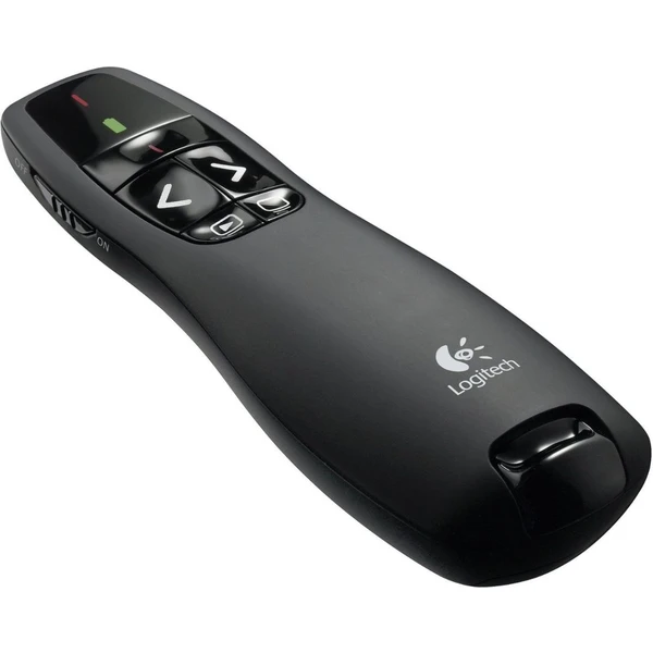 Logitech Wireless Presenter R400 prezentér čierny - Ovládače - Obrázok 32OR000501