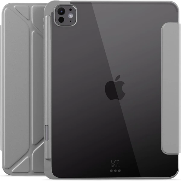 iWant Hero flipové puzdro Apple iPad Pro 13" (2025) šedé - Puzdra - Hlavný obrázok