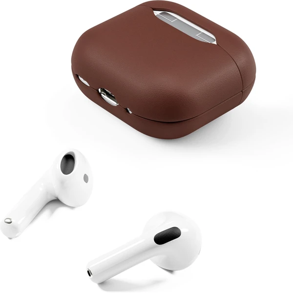 iWant kožené puzdro pre AirPods 4/4 (ANC) hnedé - Puzdra - Obrázok 32XD000J01