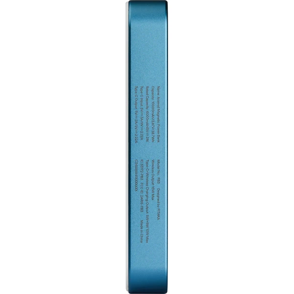 Powerbanka Pitaka (15W), 10000mAh, Qi2/MagSafe, Lucid Blue - Powerbanky - Obrázok 32c10ef846b3426294c6d7311cbc848a