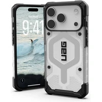 UAG Pathfinder Clear Magsafe kryt iPhone 17 Pro číry/strieborný - Puzdra