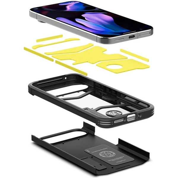 Spigen Tough Armor kryt Google Pixel 9 Pro/Pixel 9 čierny - Puzdra - Obrázok 32f91badfaac4d75937035e192208ab2
