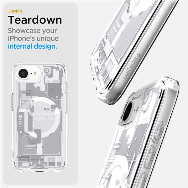 Spigen Ultra Hybrid MagSafe kryt iPhone 17e/16e zero one white - Puzdra - Obrázok 331803a5a0ed4aff97e5d31bfe06181e