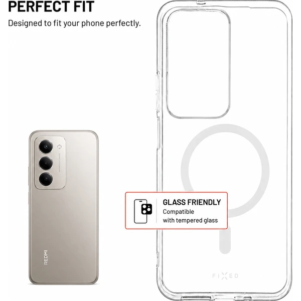 FIXED MagStory AntiUV TPU kryt s MagSafe Xiaomi Redmi 15 4G číry - Puzdra - Obrázok 33440a64e1b740b2a6fea5a5032db91b