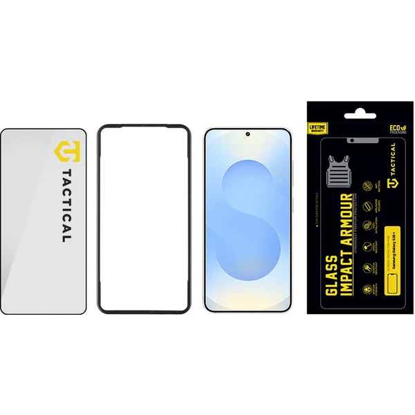 Taktické sklo proti nárazu Armour pre Samsung Galaxy S26+ - Ochranné fólie a sklo - Obrázok 335421f90c7e428e93f21beaadb03921